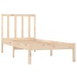 vidaXL Giroletto senza Materasso 75x190 cm in Legno Massello di Pino vidaXL Giroletto senza Materasso 75x190 cm in Legno Massello di Pino