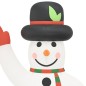 Pupazzo di Neve Gonfiabile con LED 370 cm Pupazzo di Neve Gonfiabile con LED 370 cm