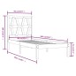 vidaXL Giroletto Bianco in Legno Massello di Pino 90x190 cm Single vidaXL Giroletto Bianco in Legno Massello di Pino 90x190 cm Single