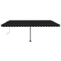 vidaXL Tenda Sole Retrattile Automatica 500x300 cm Antracite vidaXL Tenda Sole Retrattile Automatica 500x300 cm Antracite