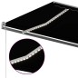 vidaXL Tenda da Sole Retrattile Manuale con LED 600x300 cm Antracite vidaXL Tenda da Sole Retrattile Manuale con LED 600x300 cm Antracite