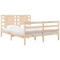 vidaXL Giroletto senza Materasso 135x190 cm in Legno Massello di Pino vidaXL Giroletto senza Materasso 135x190 cm in Legno Massello di Pino