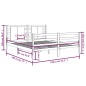 vidaXL Giroletto senza Materasso 135x190 cm in Legno Massello di Pino vidaXL Giroletto senza Materasso 135x190 cm in Legno Massello di Pino