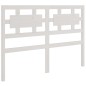 vidaXL Giroletto Bianco in Legno Massello 120x190 cm Small Double vidaXL Giroletto Bianco in Legno Massello 120x190 cm Small Double