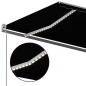 vidaXL Tenda da Sole Retrattile Manuale con LED 600x350 cm Antracite vidaXL Tenda da Sole Retrattile Manuale con LED 600x350 cm Antracite