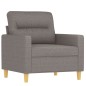 vidaXL Poltrona Tortora 60 cm in Tessuto