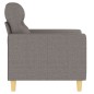 vidaXL Poltrona Tortora 60 cm in Tessuto