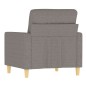 vidaXL Poltrona Tortora 60 cm in Tessuto