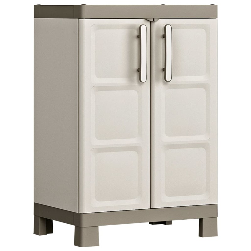 Keter Armadietto Basso Excellence Beige e Talpa 97 cm Keter Armadietto Basso Excellence Beige e Talpa 97 cm