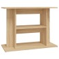 vidaXL Supporto Acquario 80x35x60cm in Legno Multistrato Rovere Sonoma vidaXL Supporto Acquario 80x35x60cm in Legno Multistrato Rovere Sonoma
