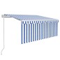 vidaXL Tenda Automatica con Sensore Vento 3,5x2,5m Arancione Marrone vidaXL Tenda Automatica con Sensore Vento 3,5x2,5m Arancione Marrone