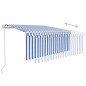 vidaXL Tenda Automatica con Sensore Vento 3,5x2,5m Arancione Marrone vidaXL Tenda Automatica con Sensore Vento 3,5x2,5m Arancione Marrone