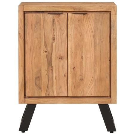 vidaXL Credenza con 2 Ante 55x36x72 cm in Legno Massello di Acacia