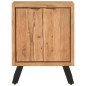 vidaXL Credenza con 2 Ante 55x36x72 cm in Legno Massello di Acacia vidaXL Credenza con 2 Ante 55x36x72 cm in Legno Massello di Acacia