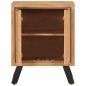 vidaXL Credenza con 2 Ante 55x36x72 cm in Legno Massello di Acacia vidaXL Credenza con 2 Ante 55x36x72 cm in Legno Massello di Acacia