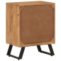vidaXL Credenza con 2 Ante 55x36x72 cm in Legno Massello di Acacia vidaXL Credenza con 2 Ante 55x36x72 cm in Legno Massello di Acacia