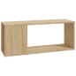 vidaXL Mobile TV Rovere Sonoma 80x24x32 cm in Truciolato vidaXL Mobile TV Rovere Sonoma 80x24x32 cm in Truciolato