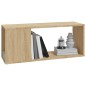 vidaXL Mobile TV Rovere Sonoma 80x24x32 cm in Truciolato vidaXL Mobile TV Rovere Sonoma 80x24x32 cm in Truciolato
