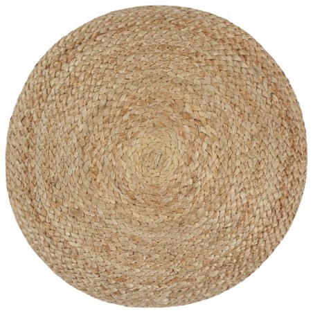 vidaXL Pouf Lavorato a Mano Grigio Scuro 40x45 cm in Juta