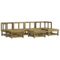 vidaXL Set Salotto da Giardino 7 pz in Legno Impregnato di Pino vidaXL Set Salotto da Giardino 7 pz in Legno Impregnato di Pino