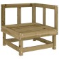 vidaXL Set Salotto da Giardino 7 pz in Legno Impregnato di Pino vidaXL Set Salotto da Giardino 7 pz in Legno Impregnato di Pino