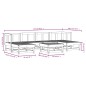 vidaXL Set Salotto da Giardino 7 pz in Legno Impregnato di Pino vidaXL Set Salotto da Giardino 7 pz in Legno Impregnato di Pino