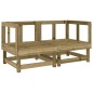 vidaXL Set Salotto da Giardino 6 pz in Legno Impregnato di Pino vidaXL Set Salotto da Giardino 6 pz in Legno Impregnato di Pino