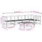 vidaXL Set Salotto da Giardino 6 pz in Legno Impregnato di Pino vidaXL Set Salotto da Giardino 6 pz in Legno Impregnato di Pino