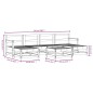 vidaXL Set Salotto da Giardino 7 pz in Legno Impregnato di Pino