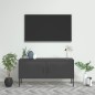vidaXL Mobile TV Antracite 105x35x50 cm in Acciaio vidaXL Mobile TV Antracite 105x35x50 cm in Acciaio