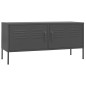 vidaXL Mobile TV Antracite 105x35x50 cm in Acciaio vidaXL Mobile TV Antracite 105x35x50 cm in Acciaio