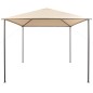vidaXL Gazebo Padiglione Tenda Tettoia 3x3 m Acciaio Beige