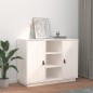 Credenza Bianca 100x40x75 cm in Legno Massello di Pino Credenza Bianca 100x40x75 cm in Legno Massello di Pino