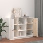 Credenza Bianca 100x40x75 cm in Legno Massello di Pino Credenza Bianca 100x40x75 cm in Legno Massello di Pino