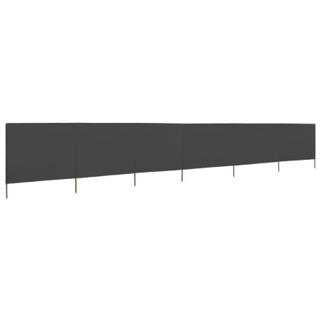 vidaXL Paravento a 6 Pannelli in Tessuto 800x160 cm Antracite