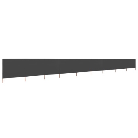 vidaXL Paravento a 9 Pannelli in Tessuto 1200x120 cm Antracite