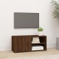 Mobile per TV Rovere Marrone 80x31,5x36 cm in Legno Multistrato Mobile per TV Rovere Marrone 80x31,5x36 cm in Legno Multistrato