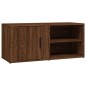 Mobile per TV Rovere Marrone 80x31,5x36 cm in Legno Multistrato Mobile per TV Rovere Marrone 80x31,5x36 cm in Legno Multistrato