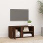 Mobile per TV Rovere Marrone 80x31,5x36 cm in Legno Multistrato Mobile per TV Rovere Marrone 80x31,5x36 cm in Legno Multistrato