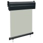 vidaXL Tendalino Laterale per Balcone 65x250 cm Grigio vidaXL Tendalino Laterale per Balcone 65x250 cm Grigio