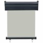vidaXL Tendalino Laterale per Balcone 65x250 cm Grigio vidaXL Tendalino Laterale per Balcone 65x250 cm Grigio