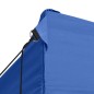 vidaXL Gazebo Professionale Pieghevole con 3 Pareti 3x4m Acciaio Blu vidaXL Gazebo Professionale Pieghevole con 3 Pareti 3x4m Acciaio Blu