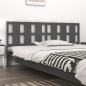 Testiera per Letto Grigia 205,5x4x100 cm Legno Massello di Pino Testiera per Letto Grigia 205,5x4x100 cm Legno Massello di Pino