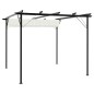 vidaXL Pergola da Giardino Tetto Retrattile Bianco Crema 3x3 m Acciaio vidaXL Pergola da Giardino Tetto Retrattile Bianco Crema 3x3 m Acciaio