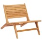 vidaXL Sedia da Giardino in Legno Massello di Teak vidaXL Sedia da Giardino in Legno Massello di Teak
