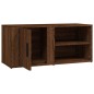 Mobile per TV Rovere Marrone 80x31,5x36 cm in Legno Multistrato Mobile per TV Rovere Marrone 80x31,5x36 cm in Legno Multistrato