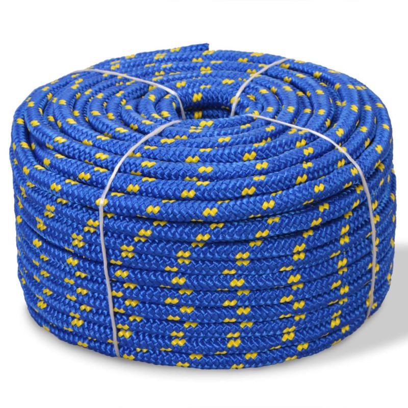 vidaXL Corda Marina in Polipropilene 10 mm 50 m Blu vidaXL Corda Marina in Polipropilene 10 mm 50 m Blu