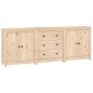 Credenza 210x35x80 cm in Legno Massello di Pino Credenza 210x35x80 cm in Legno Massello di Pino