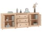 Credenza 210x35x80 cm in Legno Massello di Pino Credenza 210x35x80 cm in Legno Massello di Pino