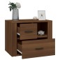 Comodino Rovere Marrone 60x36x45 cm Legno Multistrato Comodino Rovere Marrone 60x36x45 cm Legno Multistrato